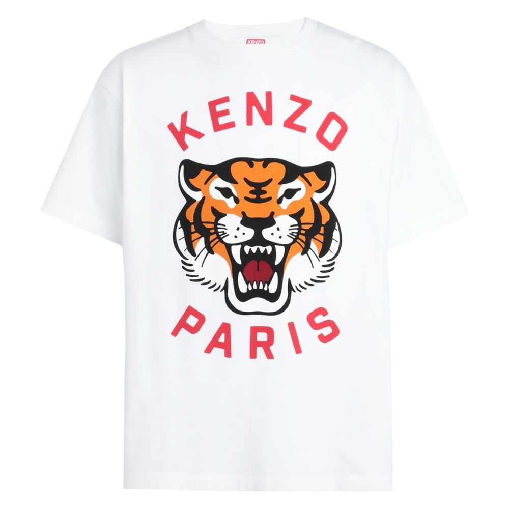 Men’s Kenzo Lucky Tiger White Tee